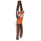 Wild Republic Hanging Eco rode panda, pluche dier, 53 cm, pluche speelgoed, gevuld met gerecyclede waterflessen, garen