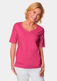 Goldner T-shirt Korte mouw basic shirt van katoen