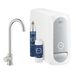 GROHE Blue Home Starterkit Chilled en Sparkling Water C Uitloop MONO of DUO (Chroom of RVS) Bruisendwater Keukenkraan