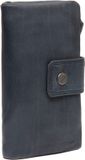 The Chesterfield Brand Leren Portemonnee Fresno Wallet Navy Donkerblauw