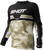 SHOT RACE GEAR Devo Battle Trui Met Lange Mouwen Vert, Noir S