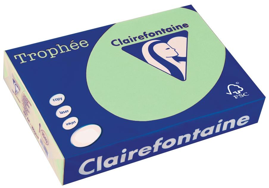 Clairefontaine Trophée Pastel A4 natuurgroen 80 g 500 vel