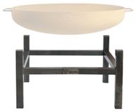 BBQ-Toro Koolstofstaal vuurschalen frame voor Ø 60 cm vuurschalen | vierkant | antieke roestlook