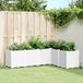 Maison Exclusive - Jardinière, blanc, 160x120x53 cm, plastique PP