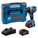 Bosch Blauw GDS 18V-750 Accu slagmoeraanzetter 18V | 2x GBA 18V 5,0Ah + GAL 18V-40 snellader | In L-Boxx - 06019L9103