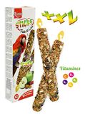 Aime Fruitstokjes/Noten voor Papegaaien/Vogeltraktaties / 2 XXL eetstokjes