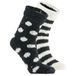 Apollo chaussettes / chaussettes d'intérieur - enfants - 2-pack - noir/blanc - taille unique - chaussettes de nuit - chaussettes chaussons