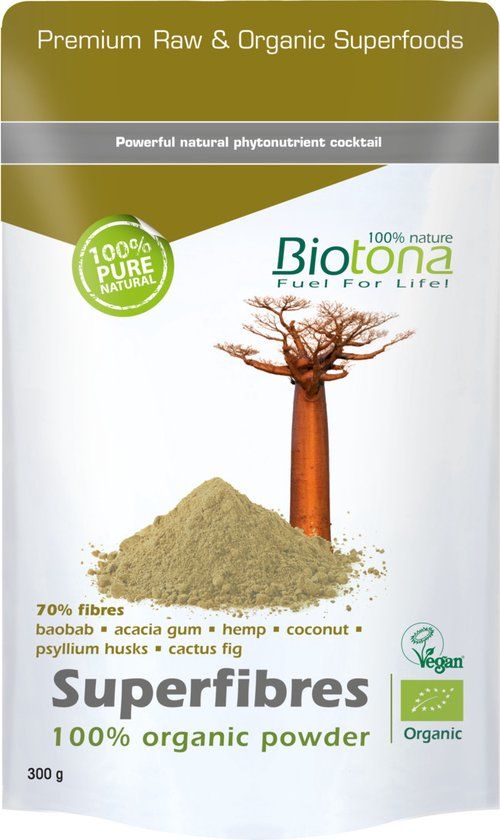 Biotona Superfibres Bio 300 gr - Superfood Poedercomplex