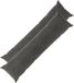 vidaXL Kussensloop 2 pcs heerlen donkergrijs 40 x 145 cm fluweel