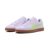 Puma Club II Era Lage Sneakers Mannen Leer Rubber Licht Paars Zonnig Groen Maat 38.5