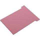 Nobo Kaartbord accessoires T-kaarten, index 2, 100 stuks, roze