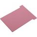 Nobo Kaartbord accessoires T-kaarten, index 2, 100 stuks, roze