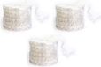 Inge-glas Inge's Christmas Decor Gmbh Kerstslinger - 3x - dun - wit - 700 x 3.5 cm - guirlande folie - kerst versiering
