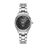 ROAMER AG Horloge Venus Diamond Dames Polshorloge Zilverkleurig Staal