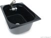 Lavabo de camping, lavabo design pour camping-cars, modèle intégré + évacuation, dimensions 325x265x150
