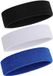 Bandages éponge set van 3 coton noir pour sport