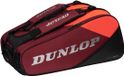 Dunlop CX PSA 12rkt Bag Black/Red Squash Tas