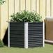 Maison Exclusive - Potager surélevé anthracite 129 x 129 x 77 cm Acier galvanisé