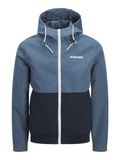 JACK&JONES JJERUSH HOOD BOMBER NOOS Heren Bomberjack Blauw XXL
