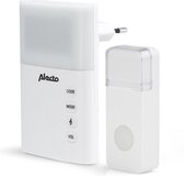 Alecto ADB-19 Draadloze deurbel - Wit - 36 Melodieën - Flitslicht