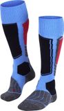 FALKE SK1 warm dik wol functioneel materiaal skisokken dames blauw - maat 41-42