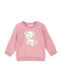 NAME IT Sweatshirt 'NBFKETTY' crème / lichtblauw / chocoladebruin / pruim