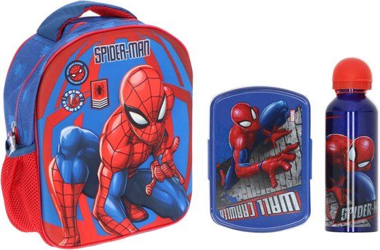 Spider-Man Schoolset; Rugzak en Lunchset