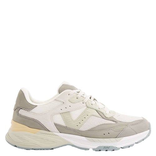 Van Lier leren sneakers - grijs