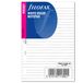 Filofax 212210 navulbladen voor afsprakenplanner, gelinieerd, wit