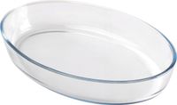 Chef Traiteur Ovenschaal van borosilicaat glas - ovaal - 4 Liter - 40 x 27 x 7 cm