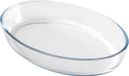 Chef Traiteur Ovenschaal van borosilicaat glas - ovaal - 4 Liter - 40 x 27 x 7 cm