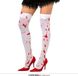 Fiestas Guirca Kousen Bloed Dames Nylon/polyester Wit One-size