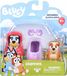 Bluey Bingo Grannies Speelset: gelede 2,5 inch actiefiguren 2-pack inclusief 2 afneembare dekens en bril officieel verzamelspeelgoed