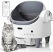 Garvee Zelfreinigende kattenbak, groot, 13 liter, met open ontwerp en veiligheidssensoren, app-besturing en automatische modus, voor huishoudens met meerdere katten, wit