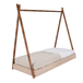 Colorfull Home Collection Colorfull Home Peuterbed Colorfull Home 70x140 Vloerbed Tipi Walnut
