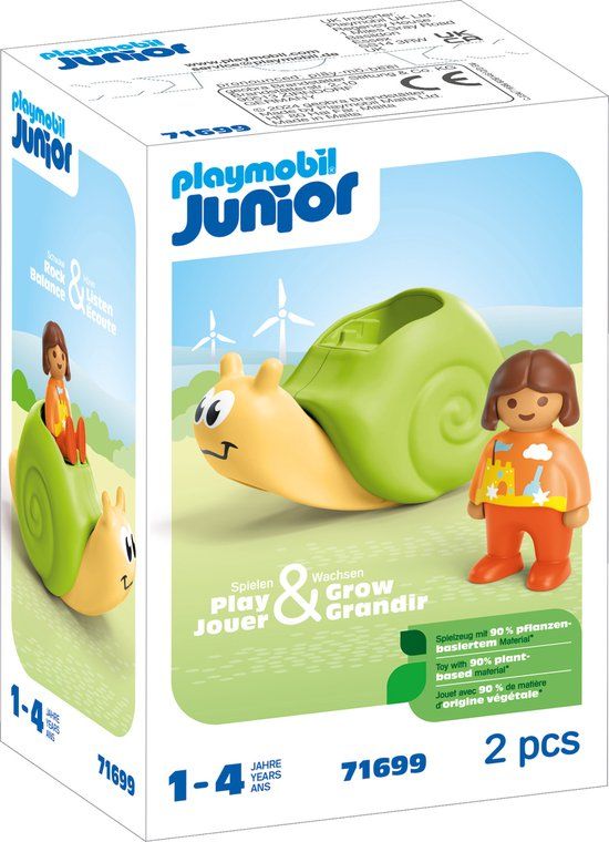 PLAYMOBIL Junior Schommelende slak - 71699