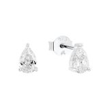 Amor Ohrstecker 925 Sterling Silber Damen Ohrschmuck, mit Zirkonia synth., Silber, Kommt in Schmuck Geschenk Box