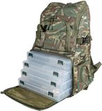Ultimate Tackle Group Europe Ultimate Ultra Backpack Camo (Incl. 4 Tackleboxen & Raincover!) - Visrugtas