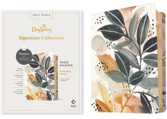 NLT Wide Margin Bible, Filament Enabled Edition: Dayspring Signature Collection (Leather)
