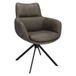 Wehkamp Home Armstoel Sabi Microleder Bull Graphite 66 Leg Black 360° Return-system Sabi