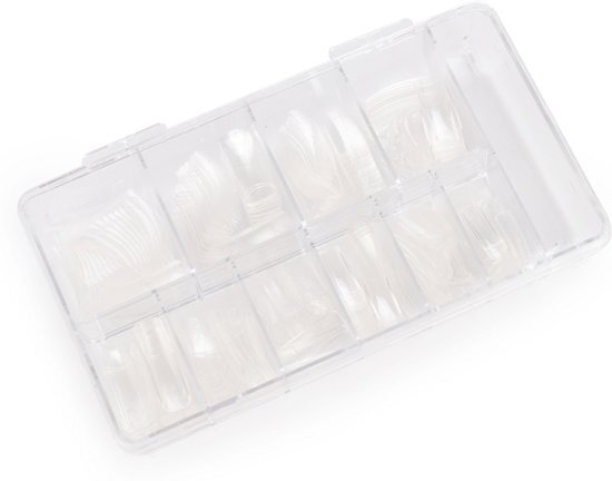 Cosmetics Zone Nagel tip box met tips Clear 120st