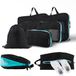 Atacama Premium Compressie Packing Cubus-set: ritssluiting en dubbele zakken, compressiezakken voor rugzak & koffer - zwarte set van 8