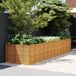 Maison Exclusive - Jardinière surélevée 386x100x69 cm, version acier Corten