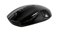 Serioux Muis Pastel 600, draadloos, USB, optische sensor, 10m bereik, 1000/1600dpi, 6 knoppen, zwart