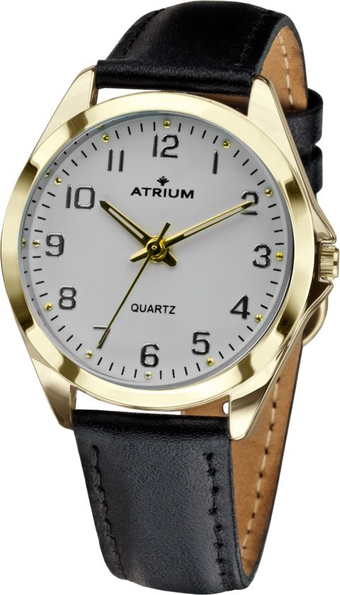 Atrium Horloge - Dames - Leer - Zwart - A11-20