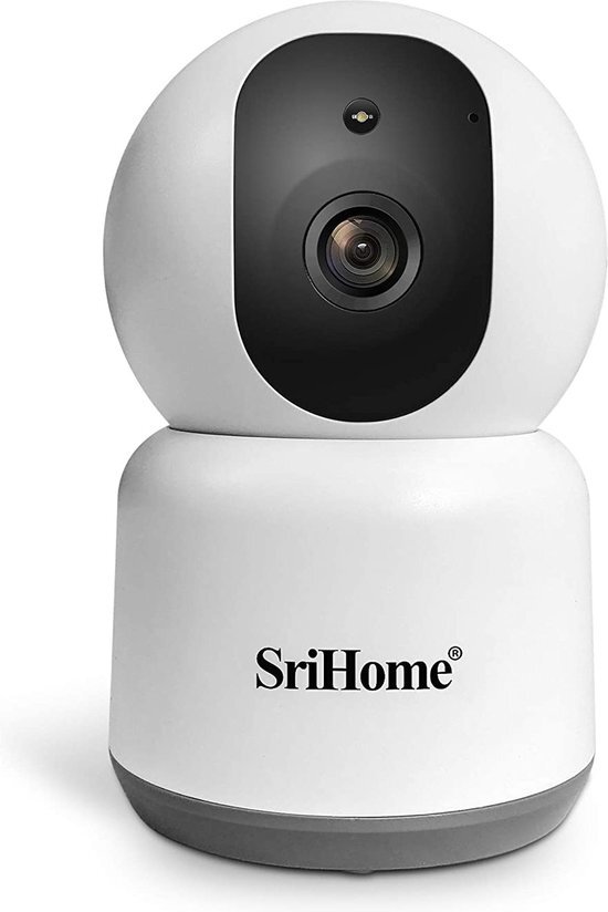 SriHome Security Camera voor binnen, 4 MP 1080p WiFi Home Surveillance Camera met Phone App, Night Vision, 2-weg audio, privacy, tuin, baby, huisdieren en nanny Monitor