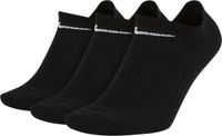 Nike Everyday Lightweight No-Show Socks (3-pack) Zwart/Wit Maat 46-50