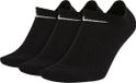 Nike Everyday Lightweight No-Show Socks (3-pack) Zwart/Wit Maat 46-50
