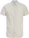 Jack & Jones Overhemd Slim Fit Gestreept Korte Mouw L