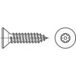 TOOLCRAFT TO-5380194 Vis de sécurité 6,3 mm 50 mm Intérieur-T 88115 INOX A2 100 pièce(s)